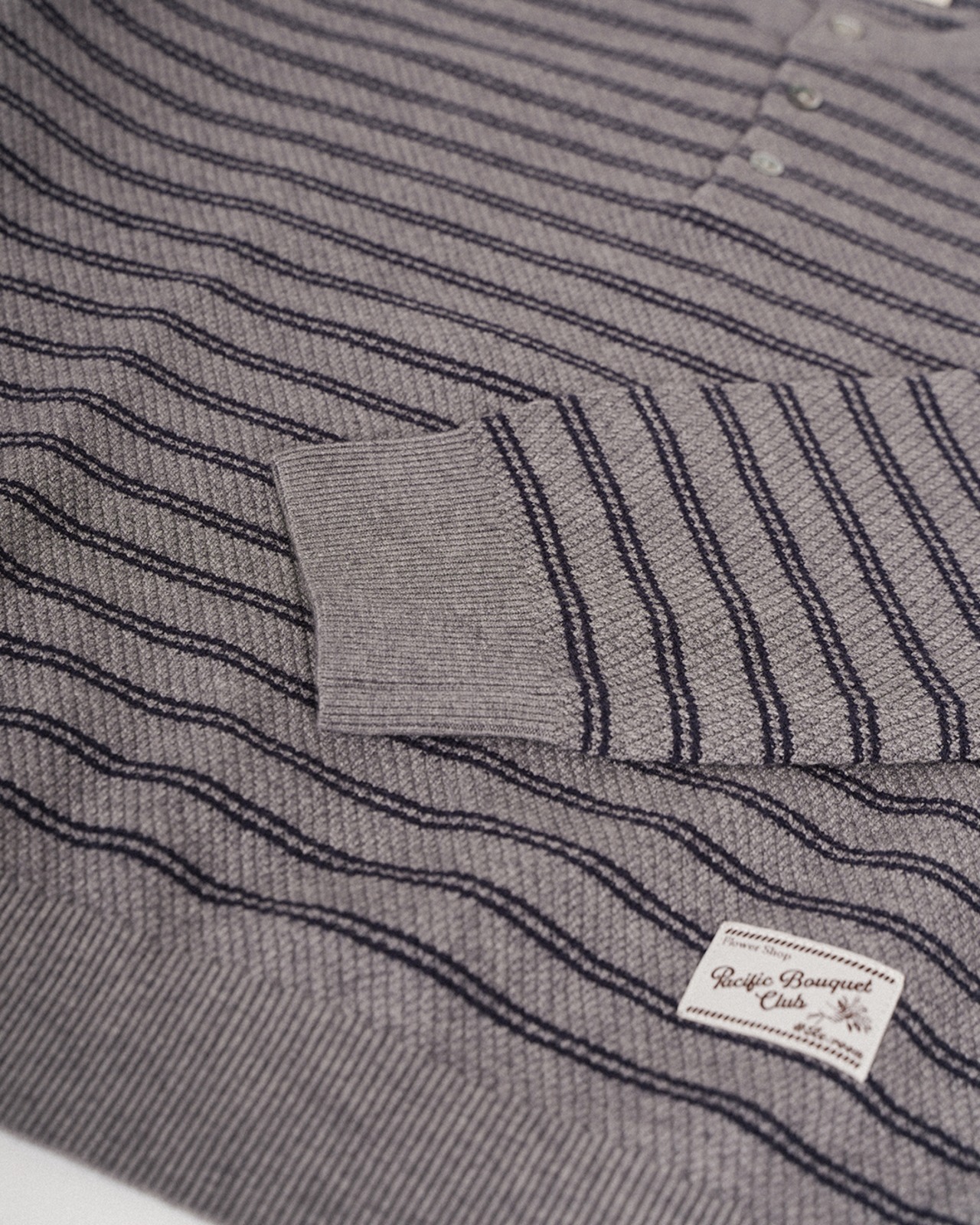 【#Re:room】HENRI NECK BORDER CREW KNIT［REK166］