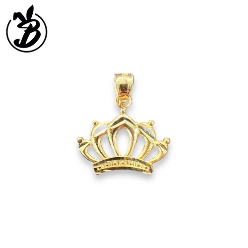 10k Gold pendant top - Crown