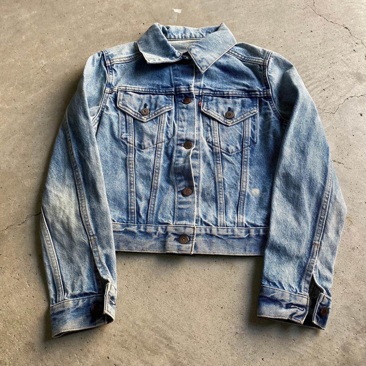 90年代 USA製 Levi's リーバイス ワッペンカスタム デニムジャケット