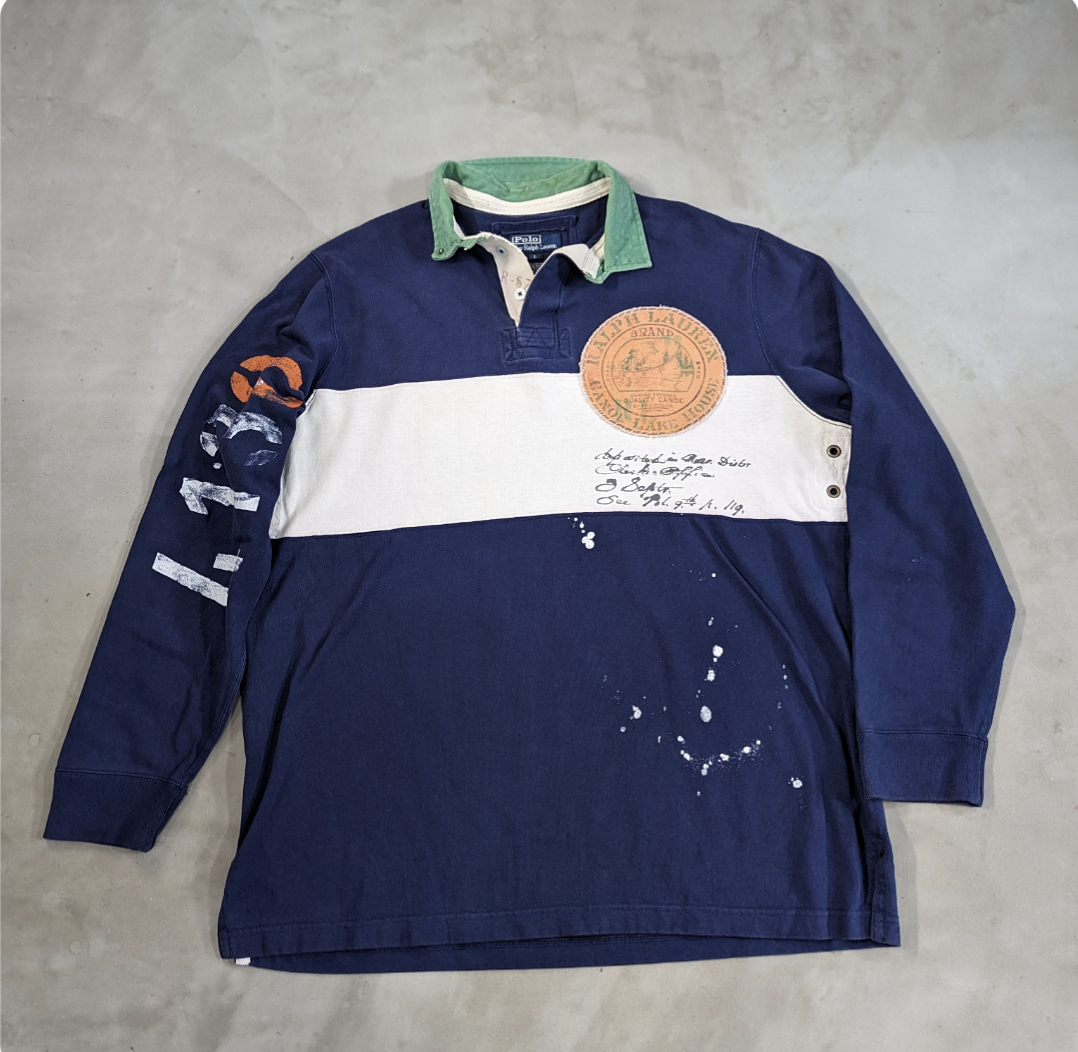 ralph lauren rugby shirt ペンキ ステンシル 小岩店