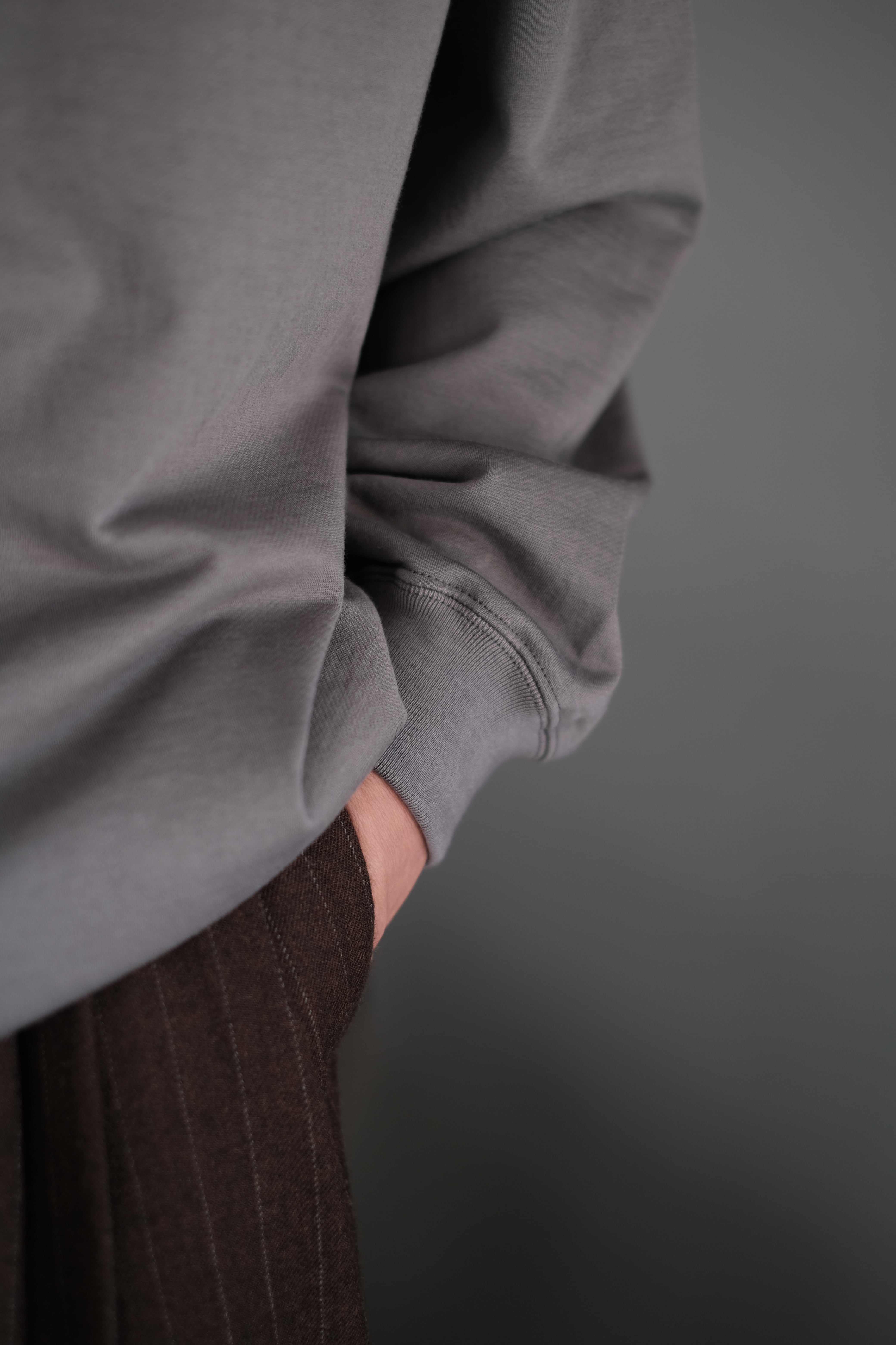 Graphpaper / Cotton Light Terry Mock Neck | LIVING