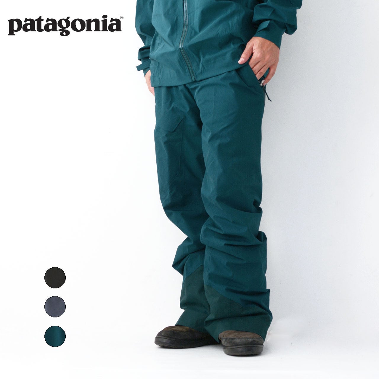 パタゴニア patagonia スノーボードパンツ ４回着用 - ウエア/装備