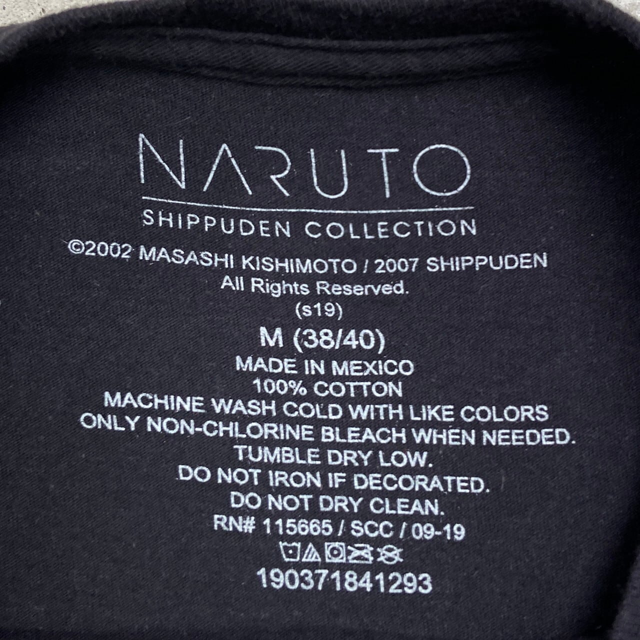 NARUTO 疾風伝 ナルト はたけカカシ 写輪眼 キャラクタープリントT
