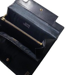 GIANNI VERSACE enamel leather wallet