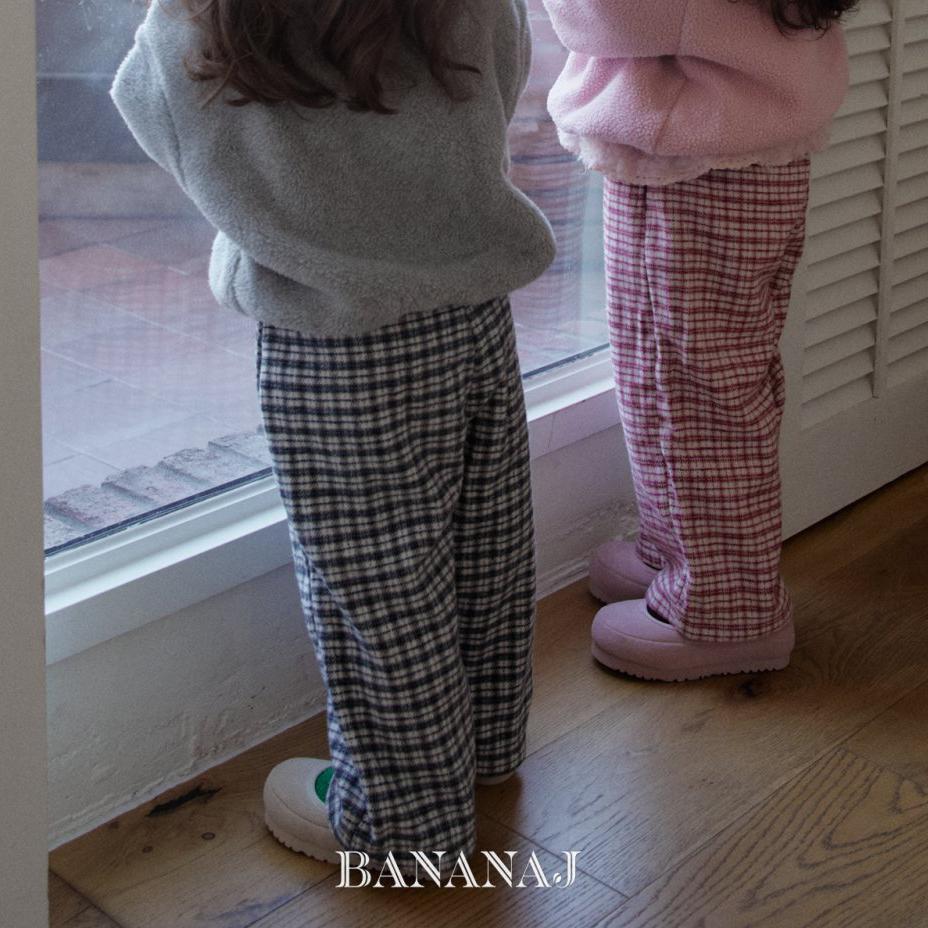«予約»«ジュニアサイズあり»«Banana J» チェックパンツ 2colors