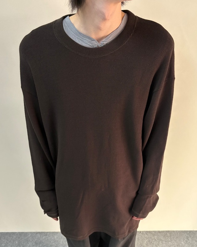 【Y's for men】oversize knit sweater