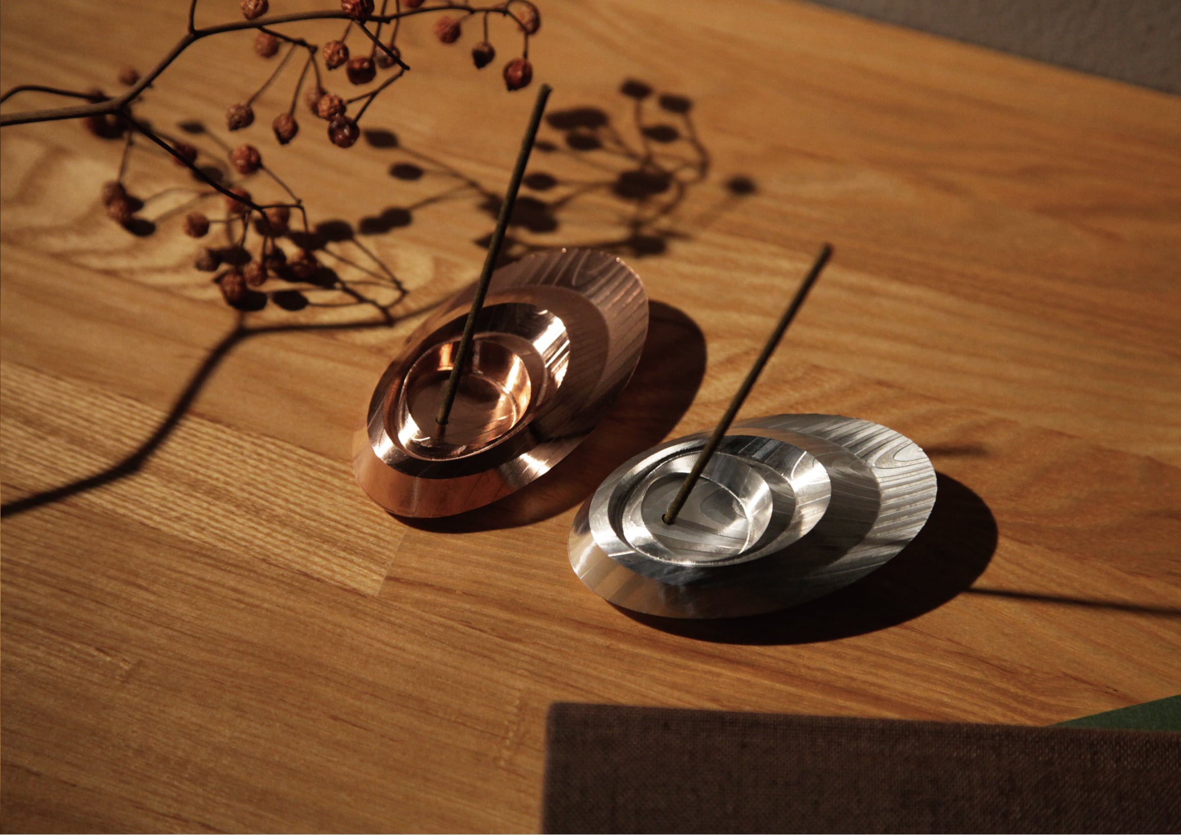 KON-KOU ~混淆~ incense holder 【堺包丁】-アルミ- | hiten-shop（KON