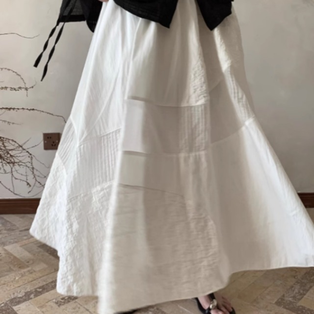 ポイントシアー パッチワークスカート