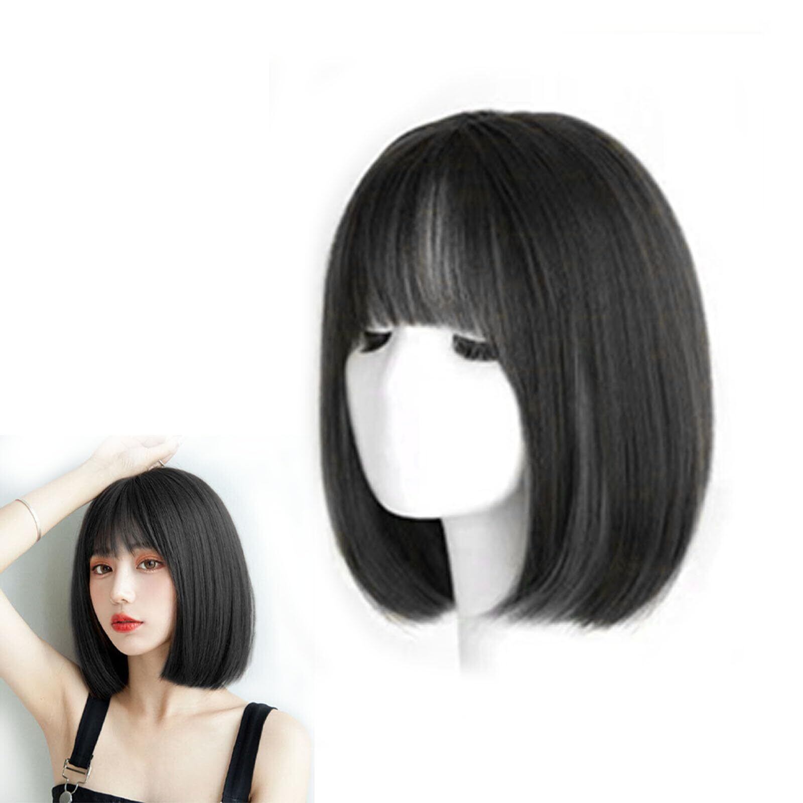 簡単ヘアセット女優ウィッグ♡美肌エレガントブラウン♡軽量♡version