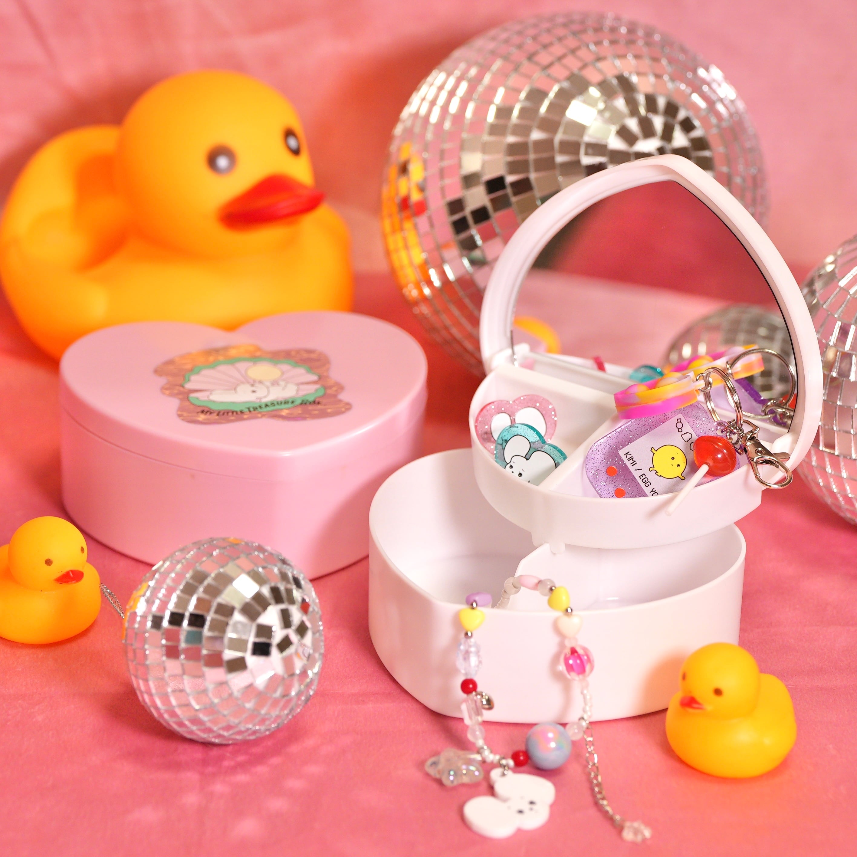 90s BABIES・ハート型ジュエリーボックス