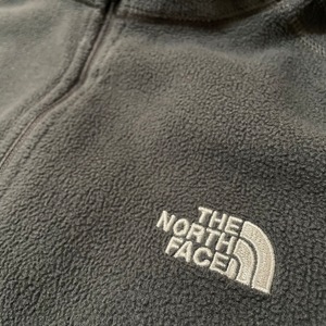 【THE NORTH FACE】ハーフジップ フリースジャケット ポーラテック ワンポイントロゴ 刺繍ロゴ プルオーバー トップス インナーフリース M ノースフェイス POLARTEC US古着