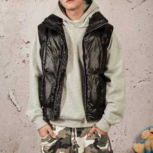 【DRIP6283】S45 Glossy Waterproof Fabric Down Vest