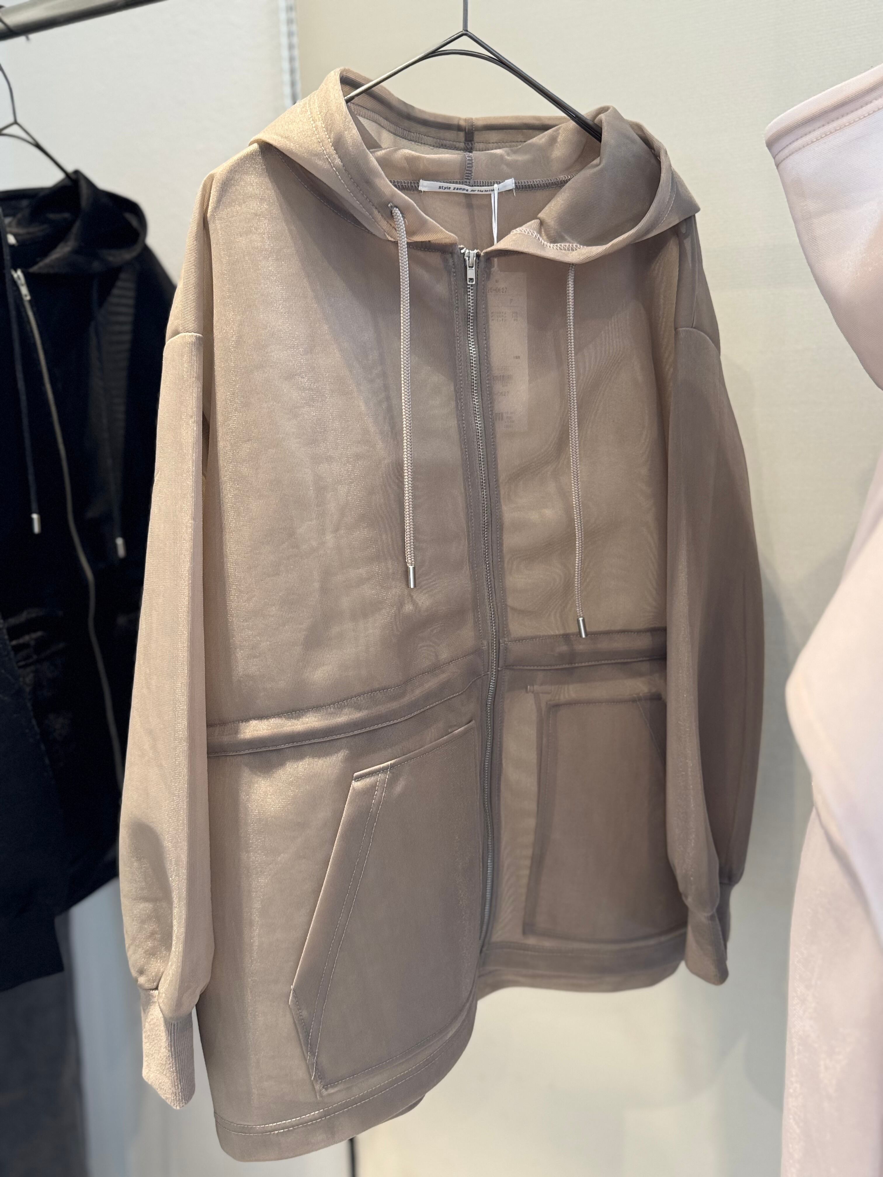 【 SELECT】シアーダンボールZIPフーディー 25-0627