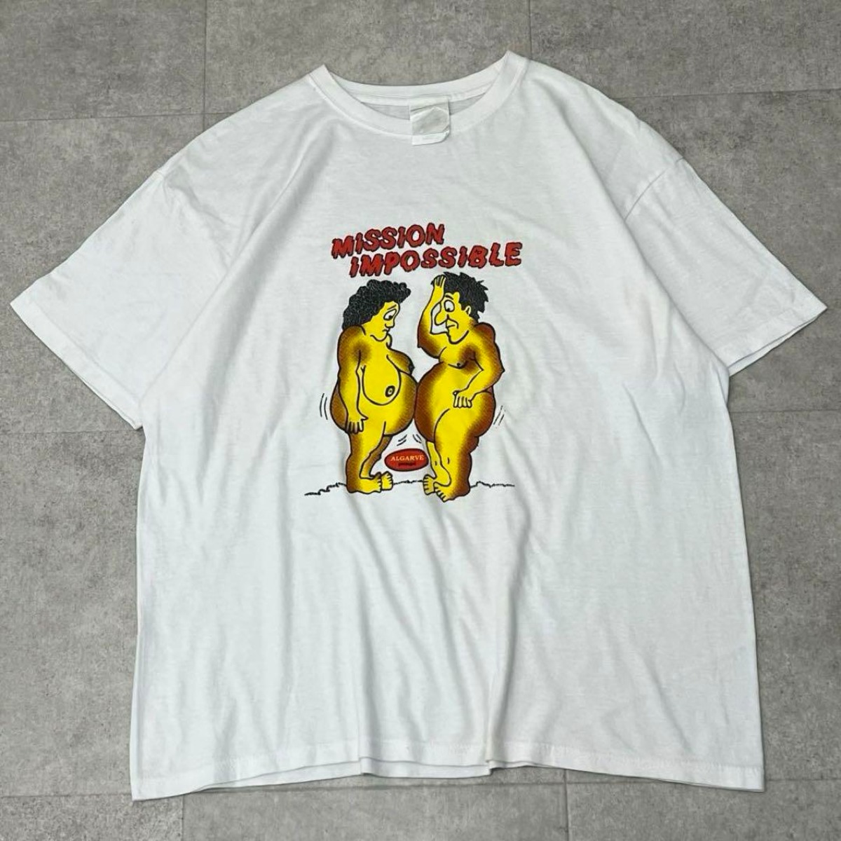 エロt ビンテージ 古着 ジョークT tシャツ 白 ホワイト L ビンテージ 