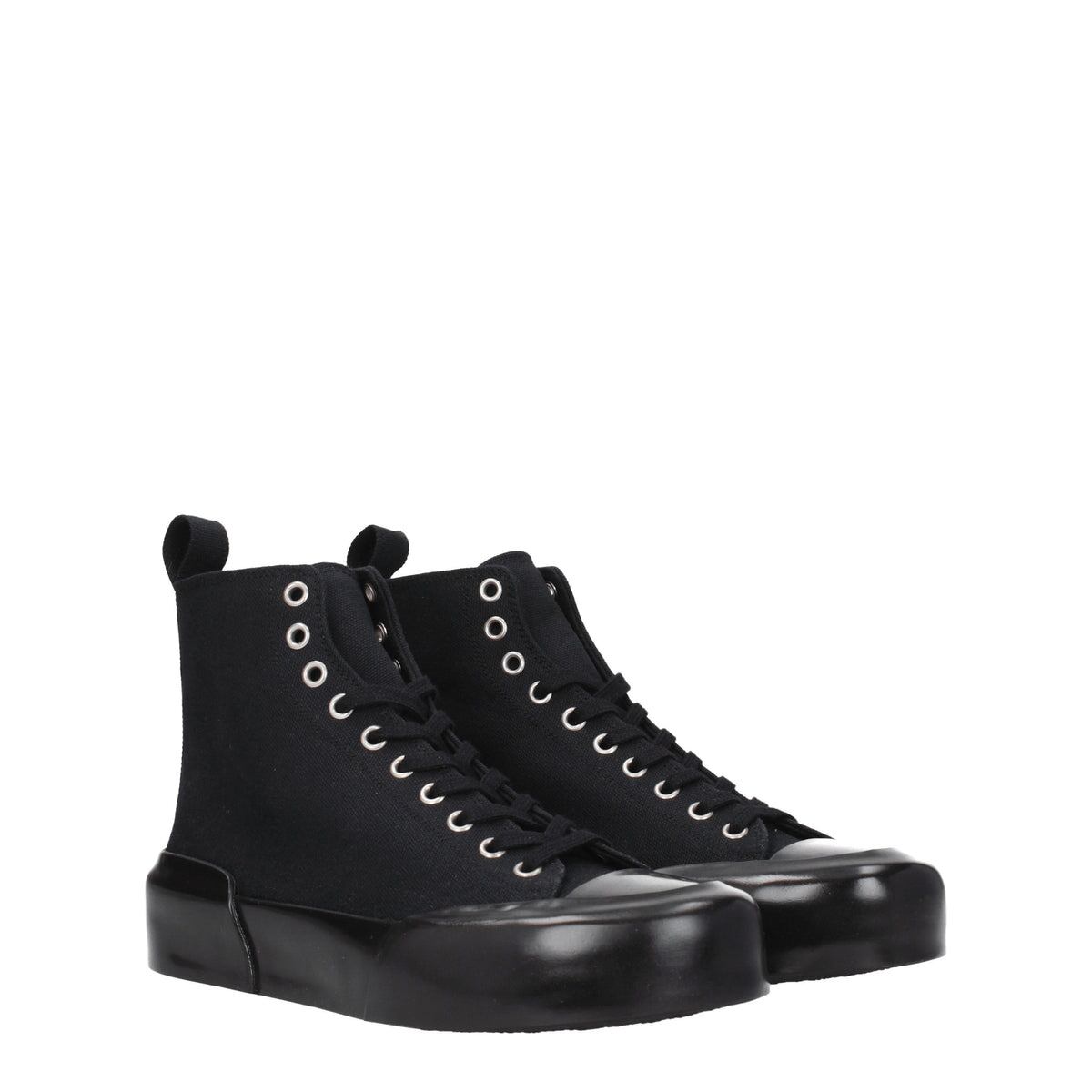 【新品】JIL SANDER ジルサンダー レディース スニーカー ファブリック ブラック WS0009P5242001