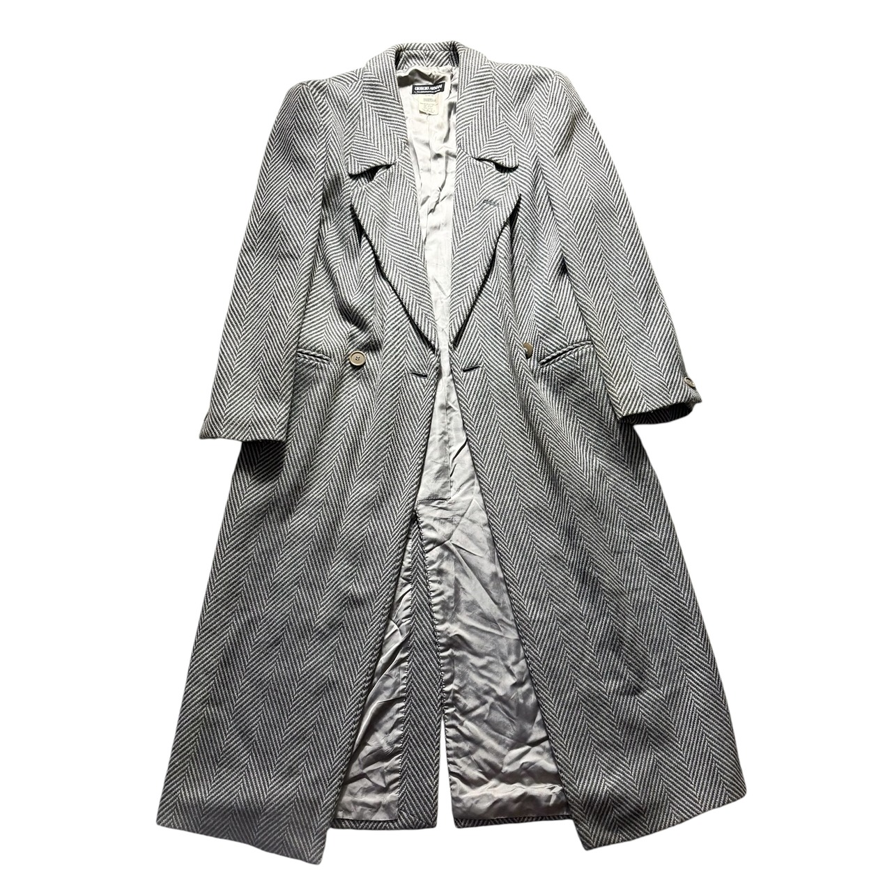 vintage GIORGIO ARMANI wool Maxi-coat