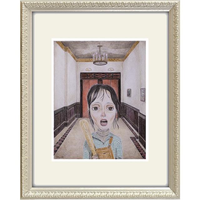 Wendy Torrance - The Shining giclee Print by dddalina (framed)