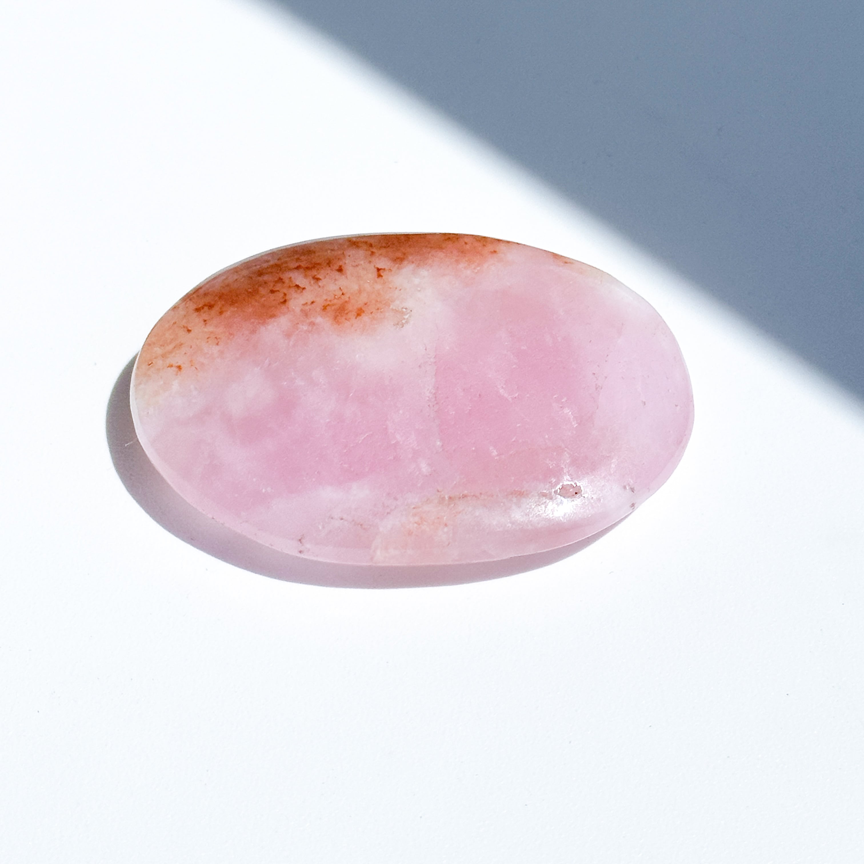 高品質】ピンクアラゴナイト パームストーン 82◇Pink Aragonite Palm