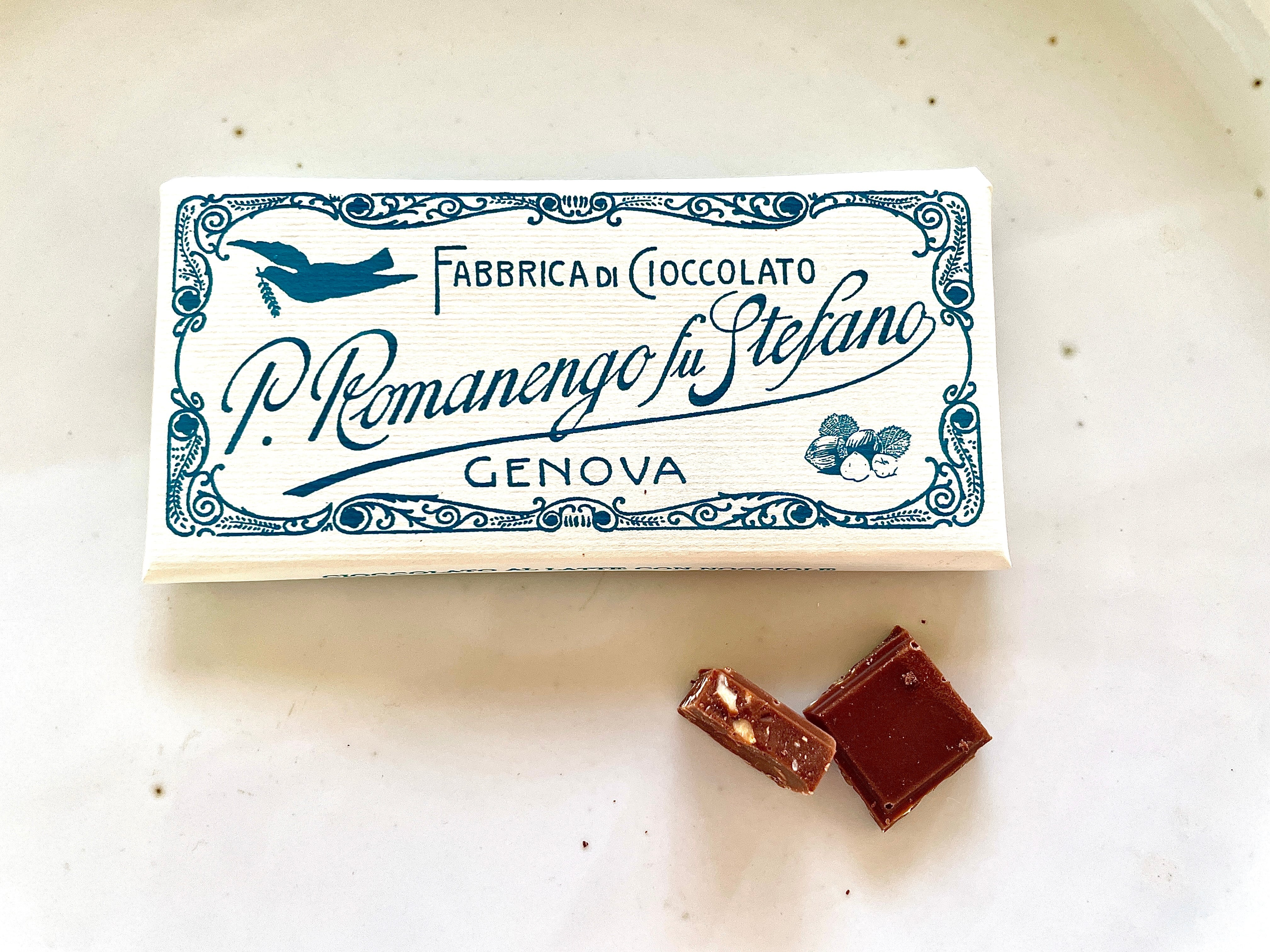 タブレットチョコレート ミルクヘーゼルナッツ ピエトロロマネンゴ