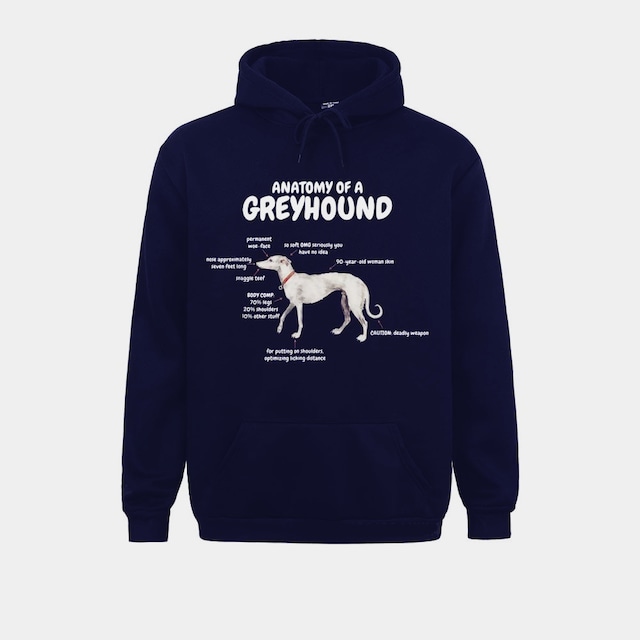 Hoodie  -  Greyhound     O08-013