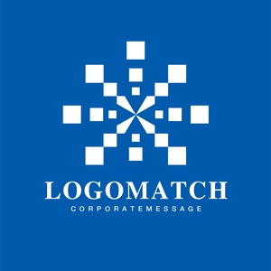 拡散する光のロゴ