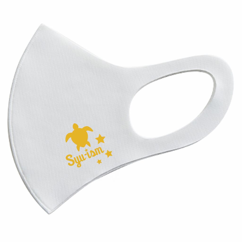 Syu-ismオリジナルマスク ホワイト レギュラーサイズ