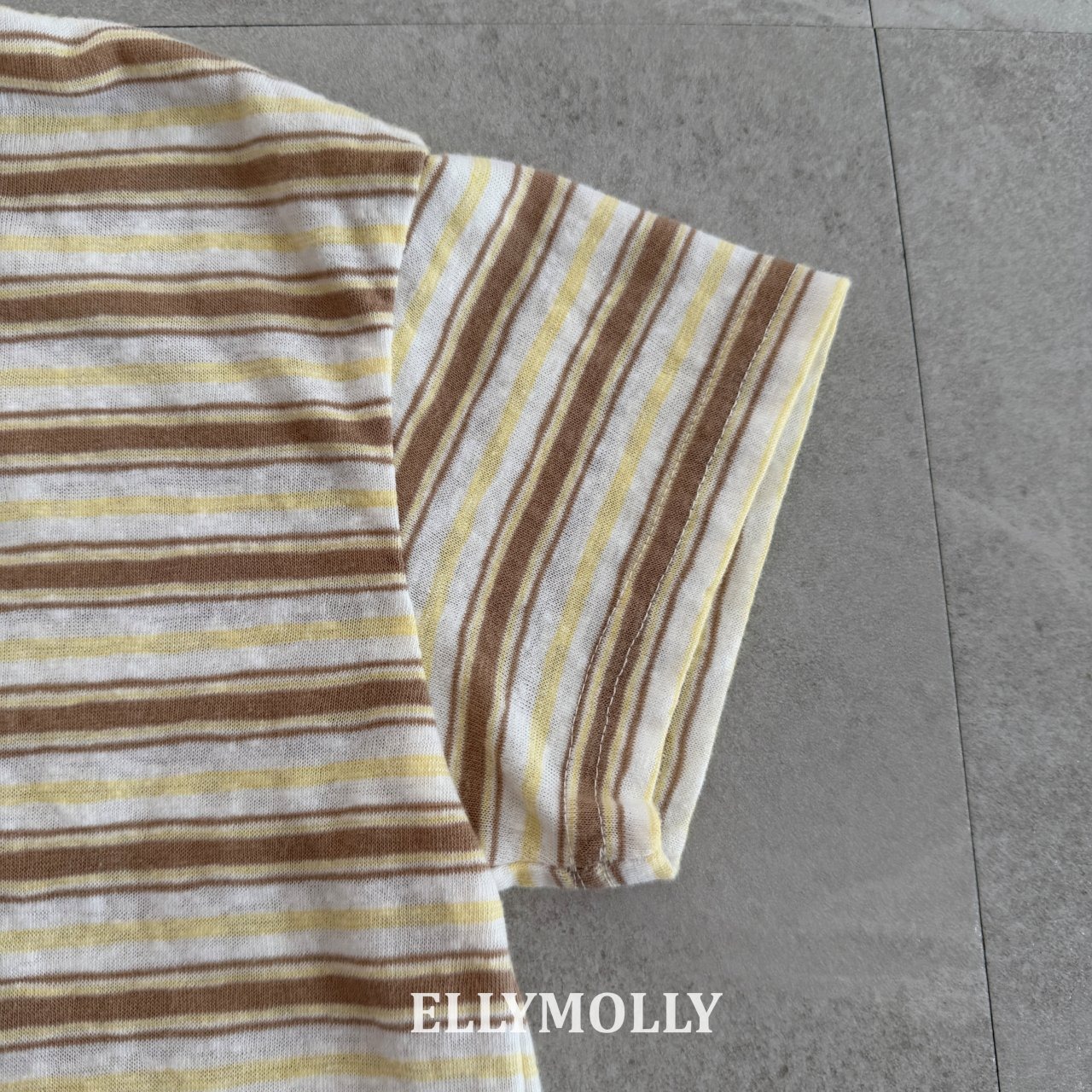 [ELLYMOLLY] Smart Collar Tee +fee2 / [엘리몰리] 스마트카라티