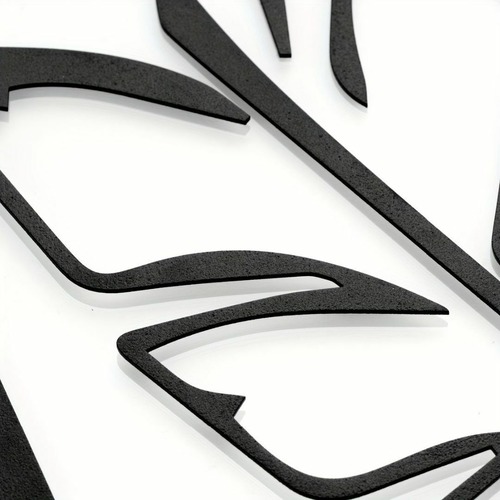 メタルウォールアート 植物の葉の壁アート 金属の壁のサイン 美的な壁の装飾