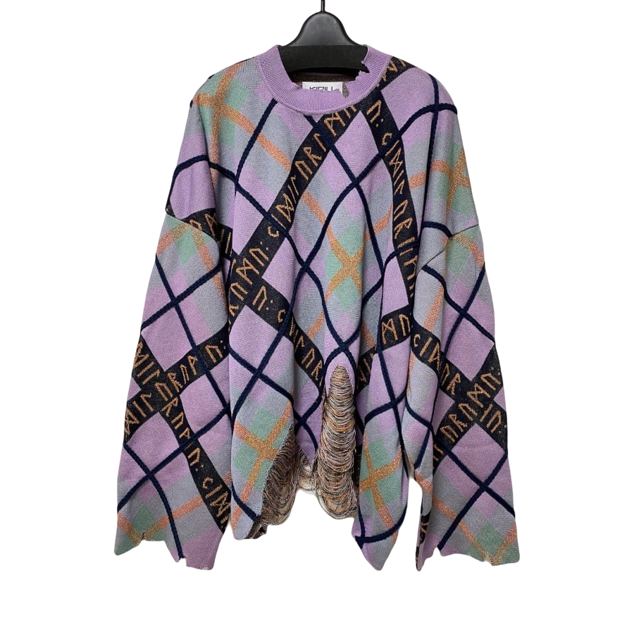 KIDILL rurumu: mix pattern knit 総柄 ニット