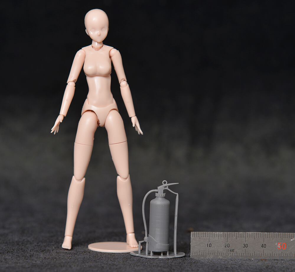 ミニチュア消火器 3Dプリンタ出力パーツ 1/12スケール | YKGarage