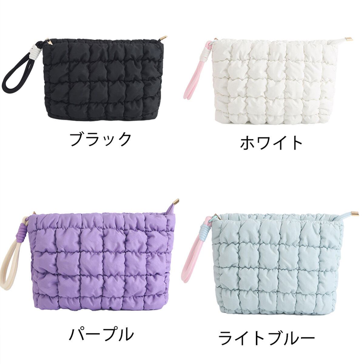 コスメポーチ トラベル バッグ レディース 韓国 化粧ポーチ おしゃれ 大人 かわいい きれいめ キルティング風 小物入れ 持ち運び 手提げ 旅行 出張 通勤 通学 大人可愛い 大人女子
