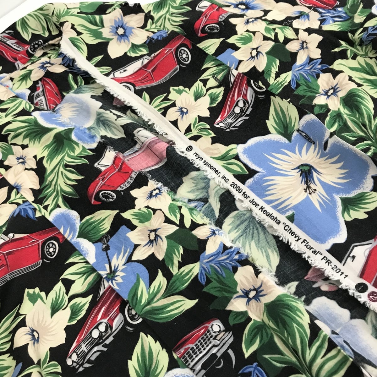 【美品・USA製】レインスプーナー　アロハ シャツ　半袖　花柄　フラワー　90s