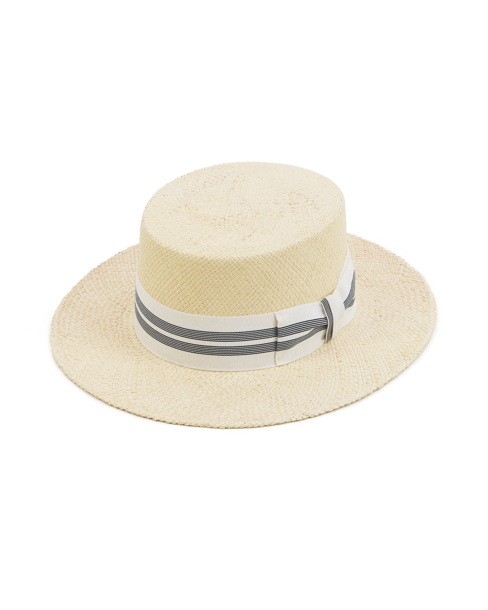 STETSON ホワイトリボン パナマ ボーターハット | 萬栄堂帽子店