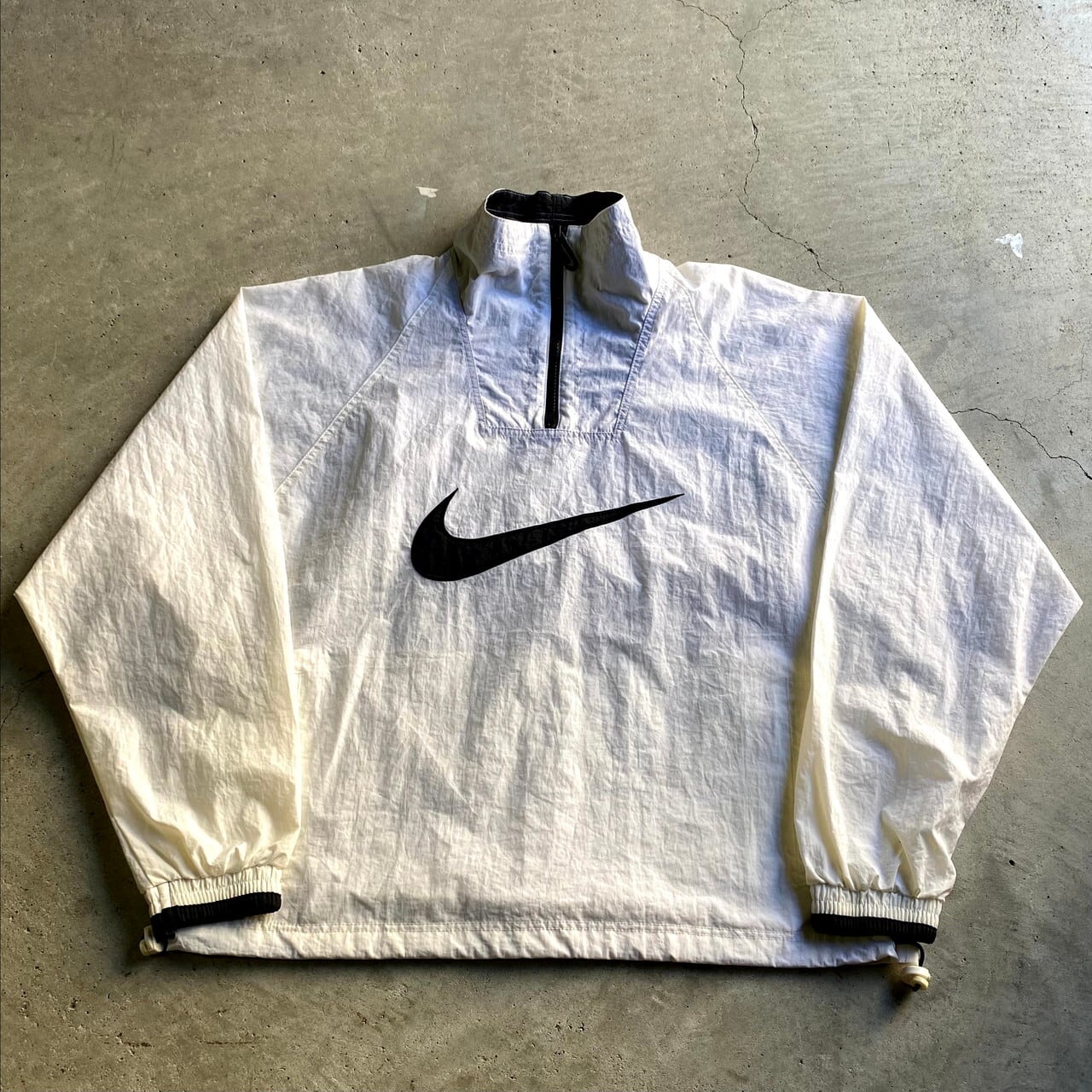 90年代〜00年代前半 NIKE ナイキ ハーフジップ ビッグスウォッシュ ...