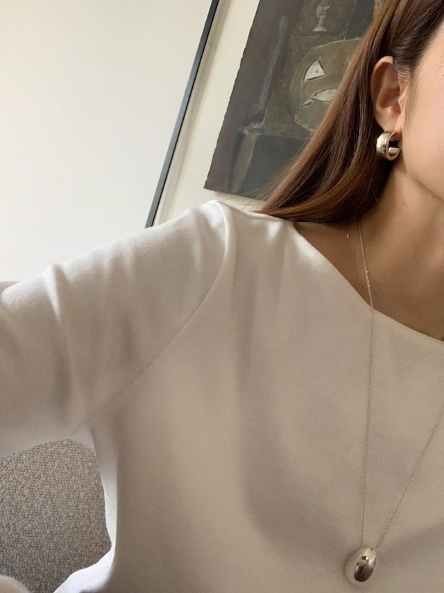 (即納) ounce / Clean long sleeve tee 3color