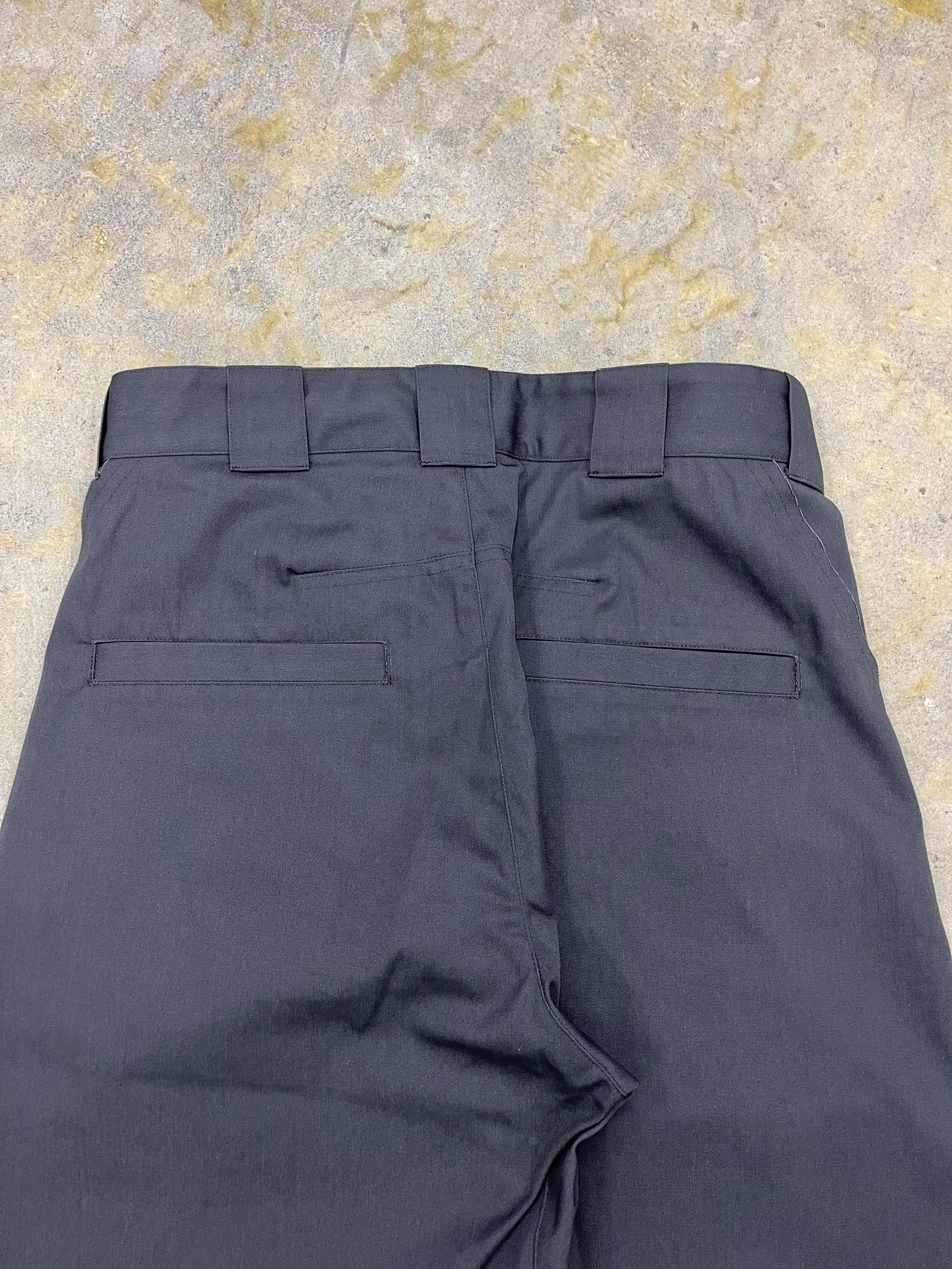 RAW EDGE TWISTED WORK PANTS GRAY