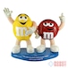 M&M's ディスペンサー イエロー＆レッド エムアンドエムズ