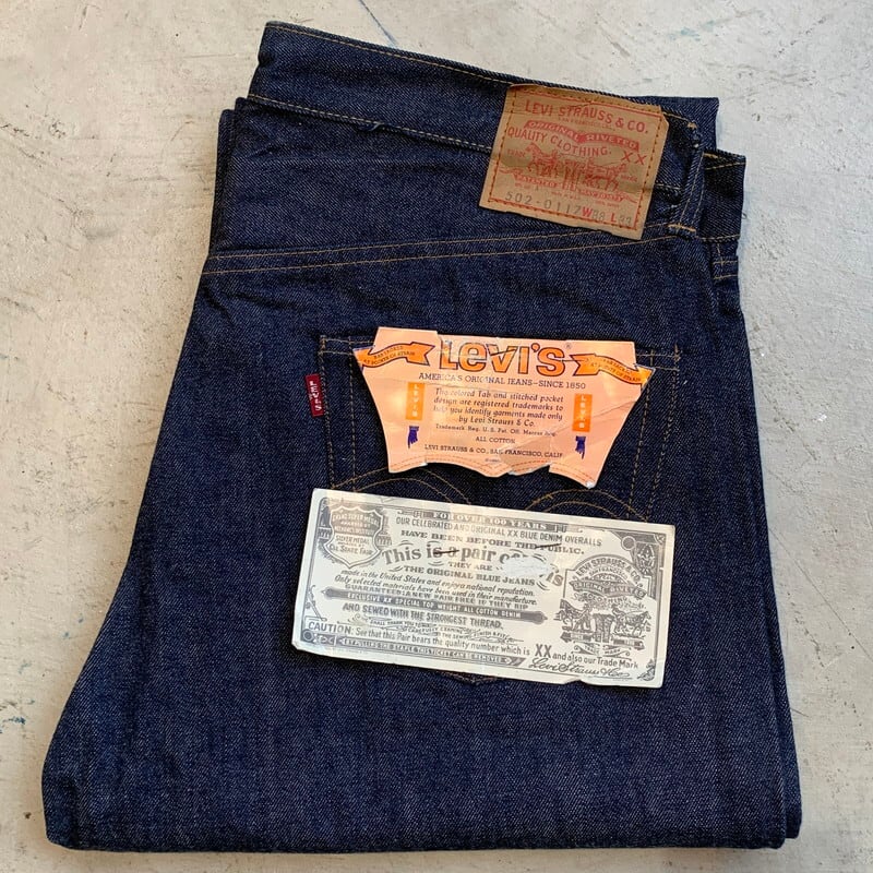 希少 60's オリジナル ビンテージ USA製 LEVI'S 502 ビッグE