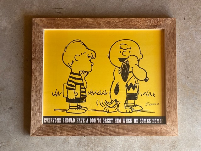 60s PEANUTS DATE BOOK POSTER FRAMING【6】