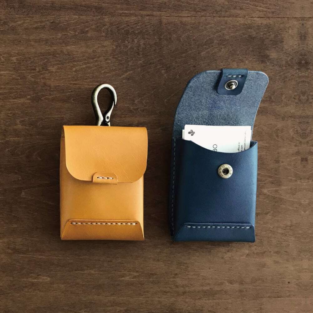 腰からぶら下げるカードポーチ 全5色 Atelier Sabo 日常に彩りを 心躍る革小物