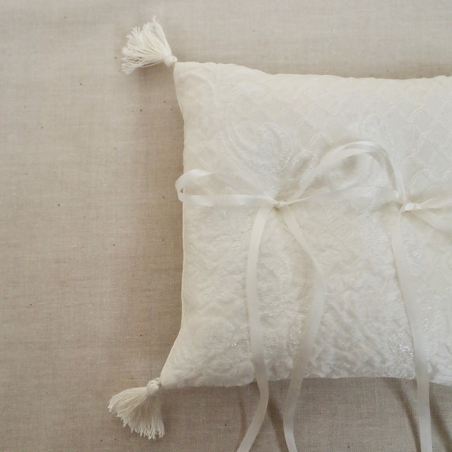 Wedding Ring pillow/Jacquard（square）