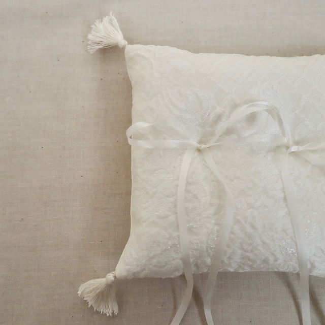 Wedding Ring pillow/Jacquard（square）
