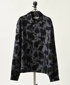 ATELANE All-over transfer print shirt (cat) 26A-25010