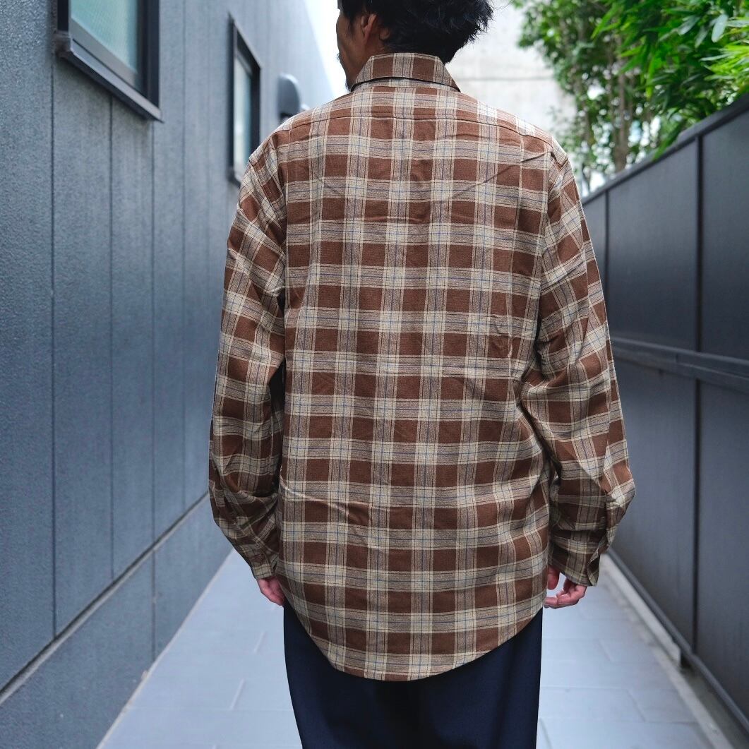 SASSAFRAS ササフラス FEEL SUN HALF ＋ SASSAFRAS『FEEL SUN HALF(BROAD CHECK)』(WHITE/BLACK