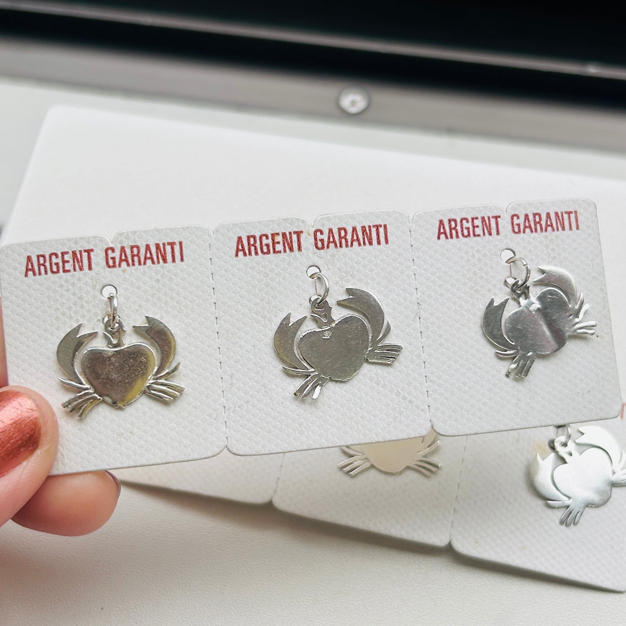 フランスシルバー925 【カニハート】DEADSTOCKチャーム | Milo