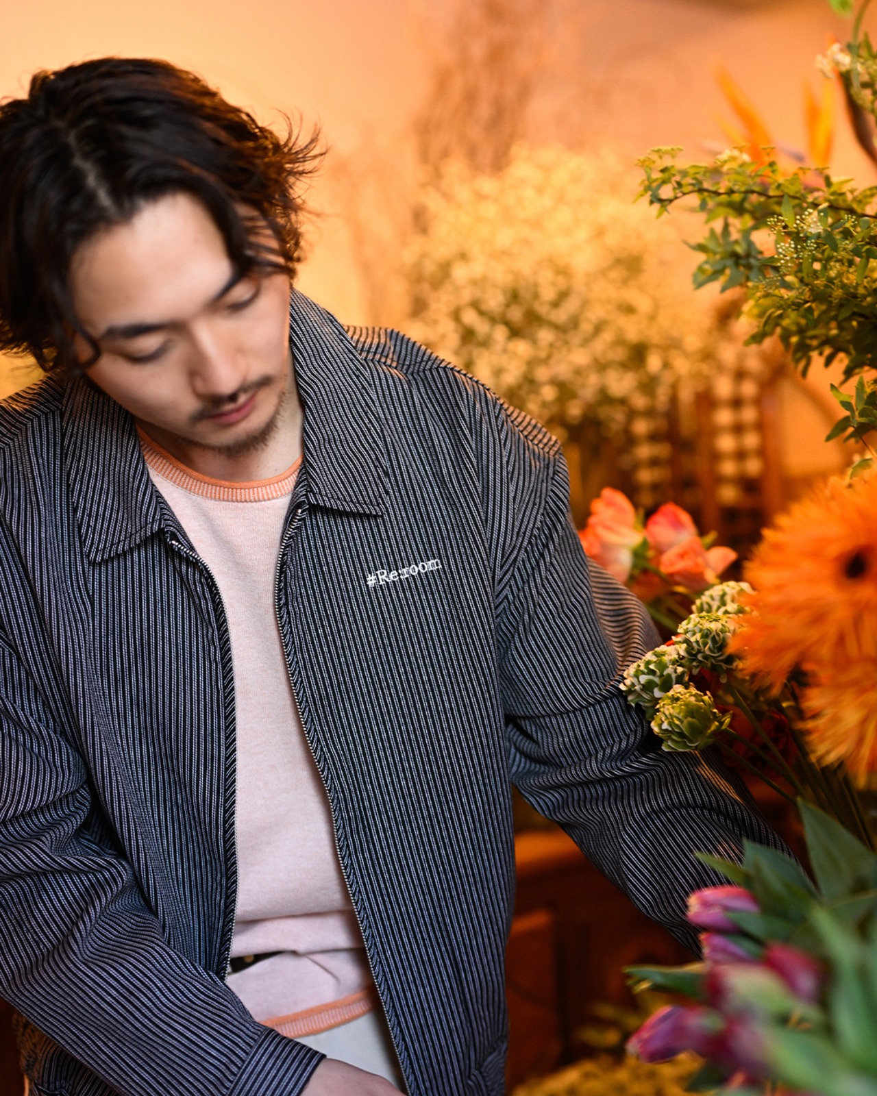 【#Re:room】W FACE CREW NECK KNIT［REK165］