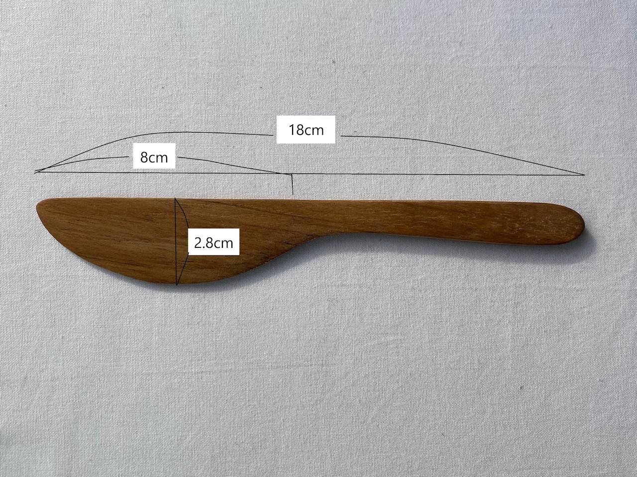 チーク バターナイフ