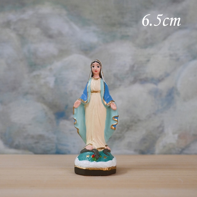 無原罪の聖母像【6.5cm】室内用カラー仕上げ