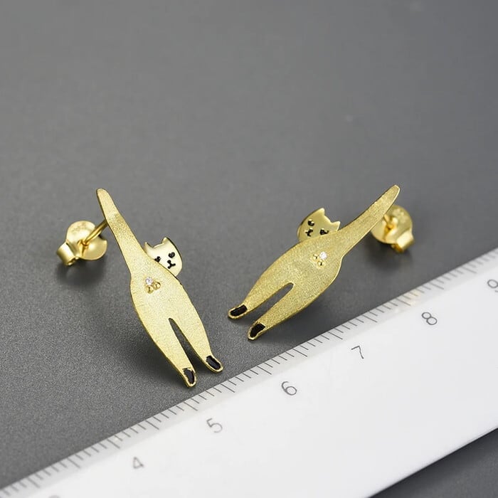 にゃんたまピアス - 双子猫のチラ見【L0150】 | Lotus Fun Japan