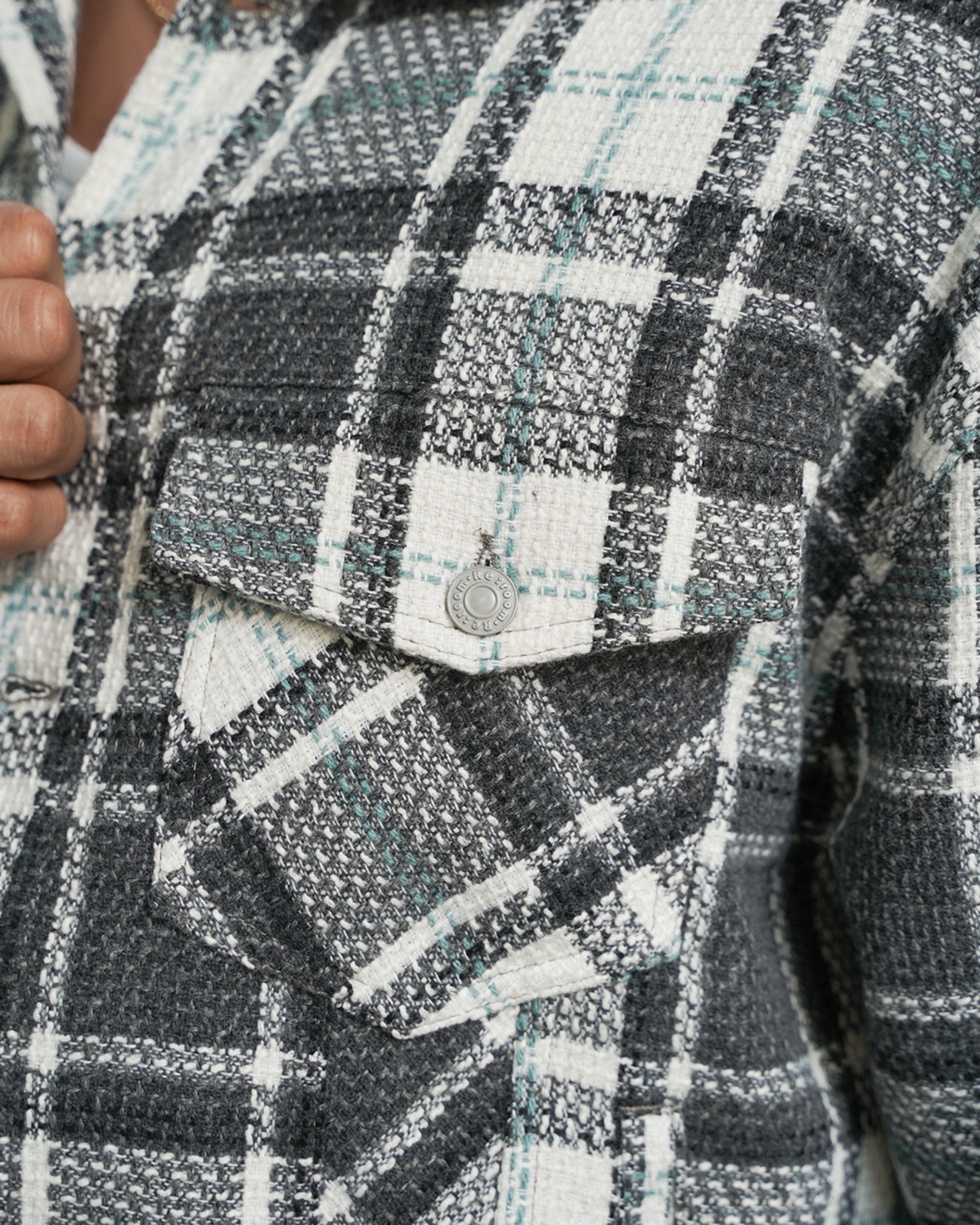 【#Re:room】CHECK SHORT LENGTH JACKET［REJ143］